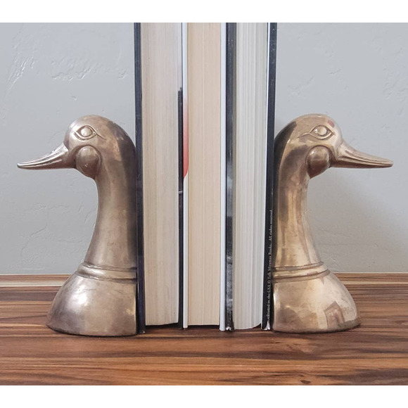 Leonard Other - BRASS Duck Bookends | Vintage Leonard  | Korea